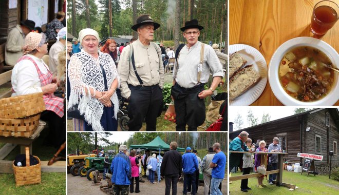 Kollaasi Lemin maalaismarkkinoilta
