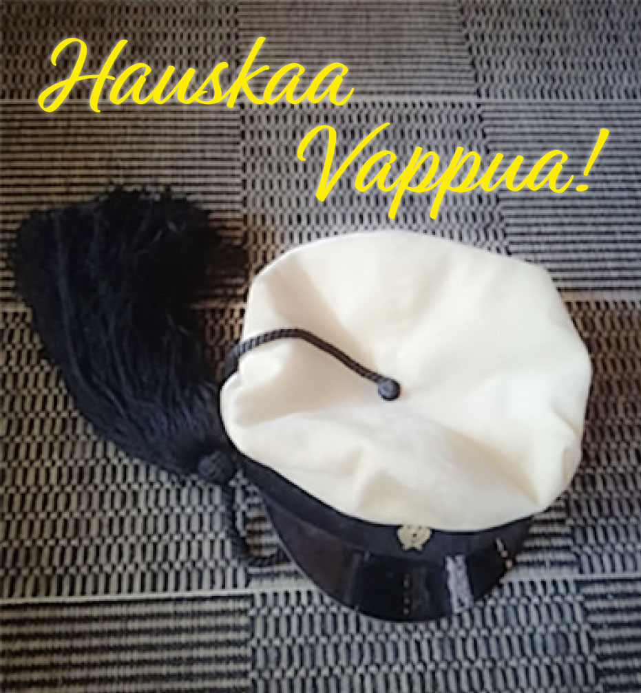 Erkin teekkarilakki ja Hauskan Vapun toivotus